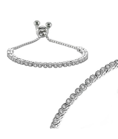 Gümüş Su Yolu Asansör Bayan Bileklik