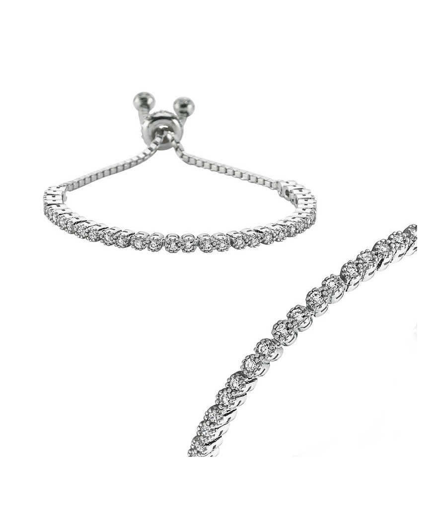 Gümüş Su Yolu Asansör Bayan Bileklik