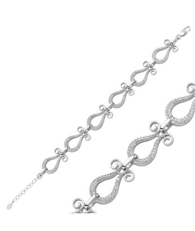 Gümüş Lale Bayan Bileklik