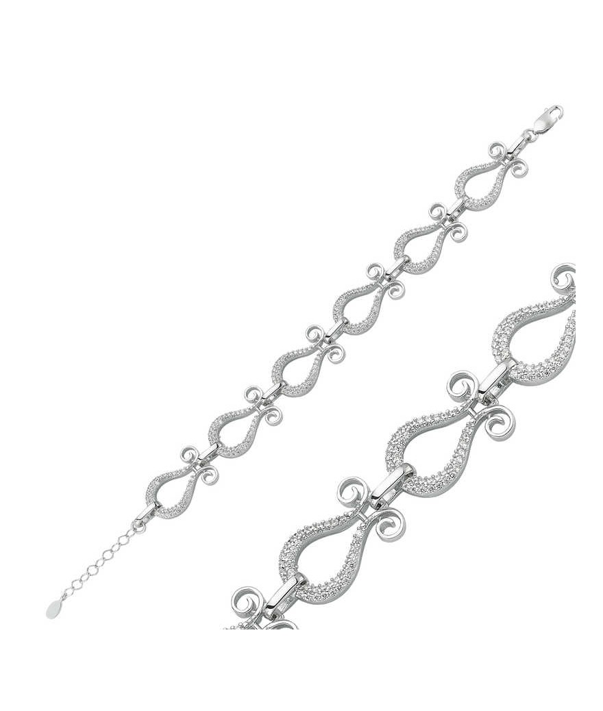 Gümüş Lale Bayan Bileklik