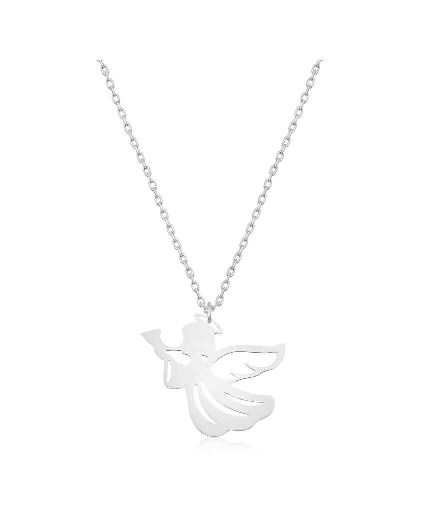 Gümüş Kanatlı Melek Bayan Kolye