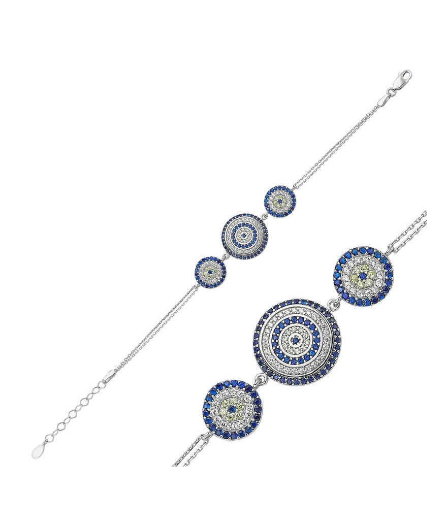 Gümüş Nazar Bayan Bileklik