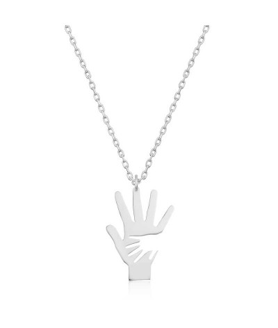 Gümüş Bayan El Kolye