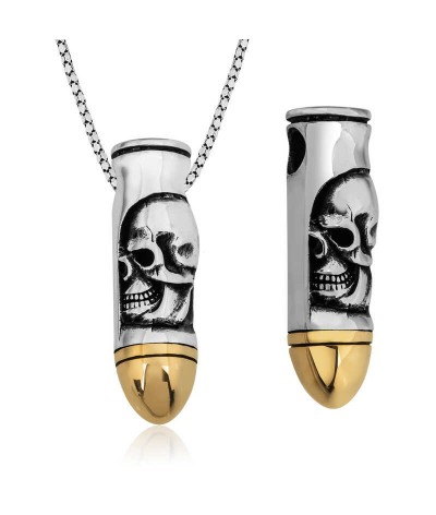 Gümüş Kurşun Kolye