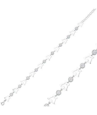 Gümüş Kelebek Bayan Bileklik