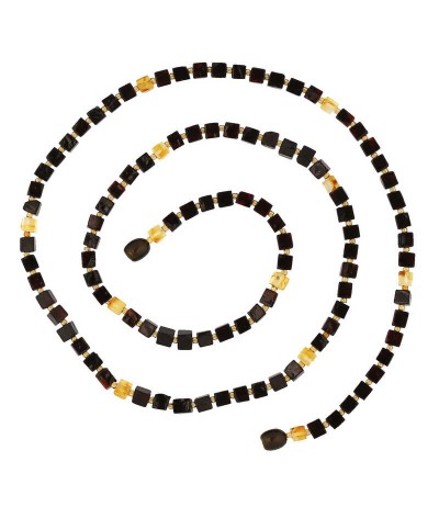 Yetişkin Damla Kehribar Kolye