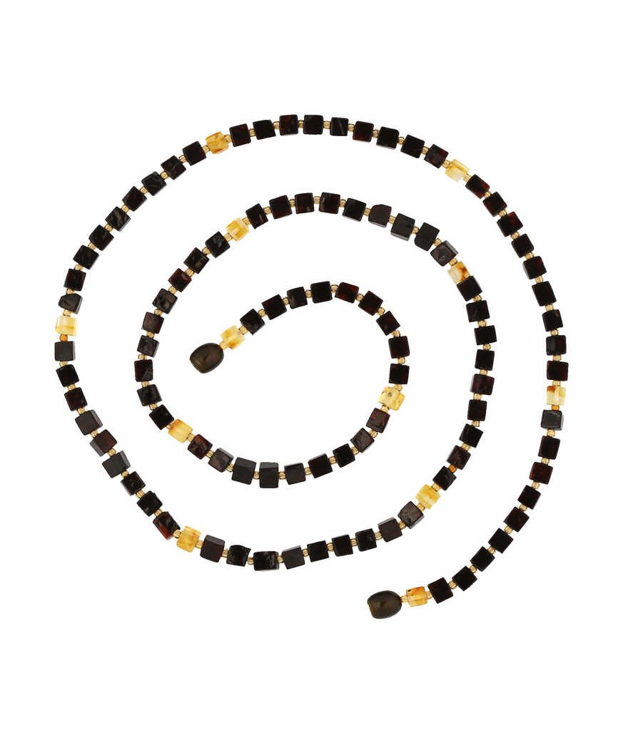 Yetişkin Damla Kehribar Kolye