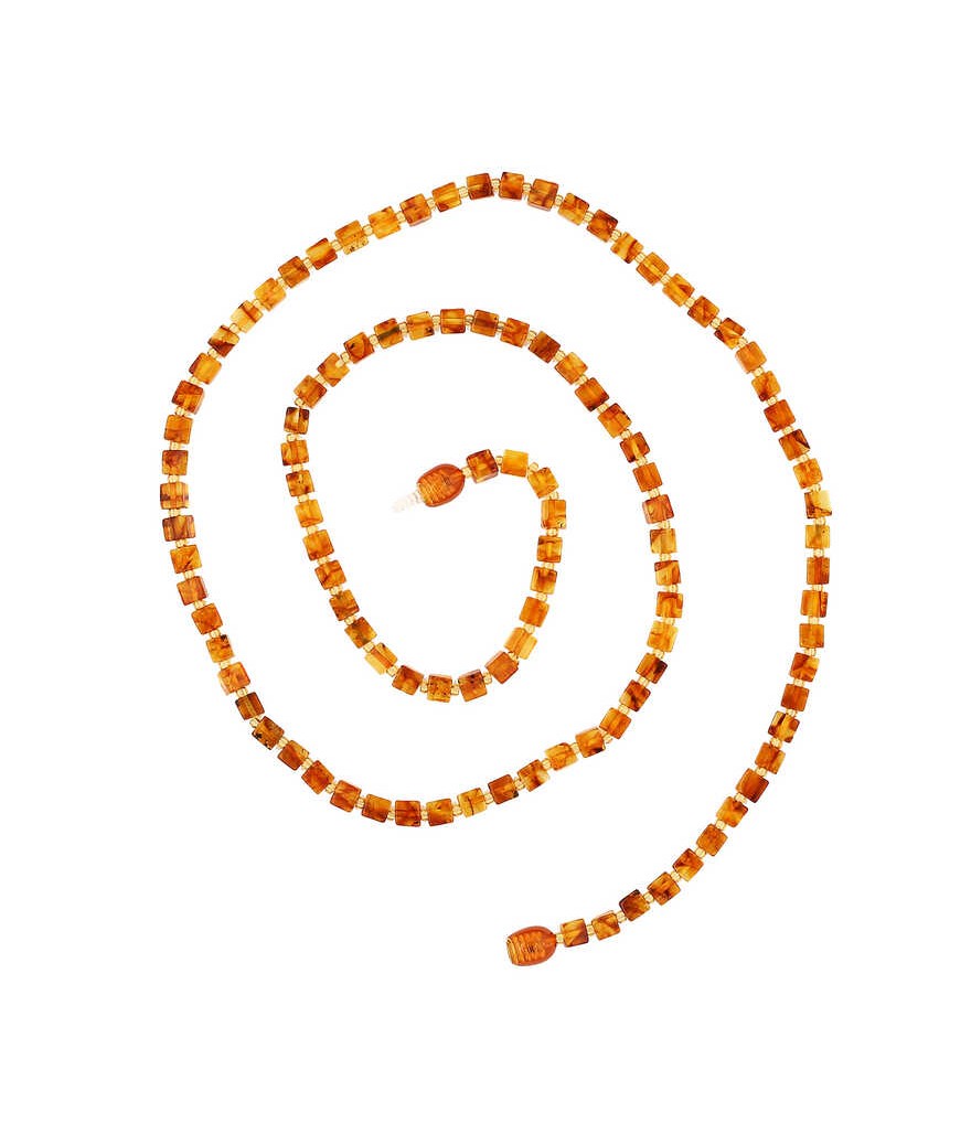 Yetişkin Damla Kehribar Kolye