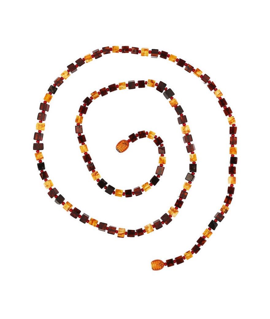 Yetişkin Damla Kehribar Kolye