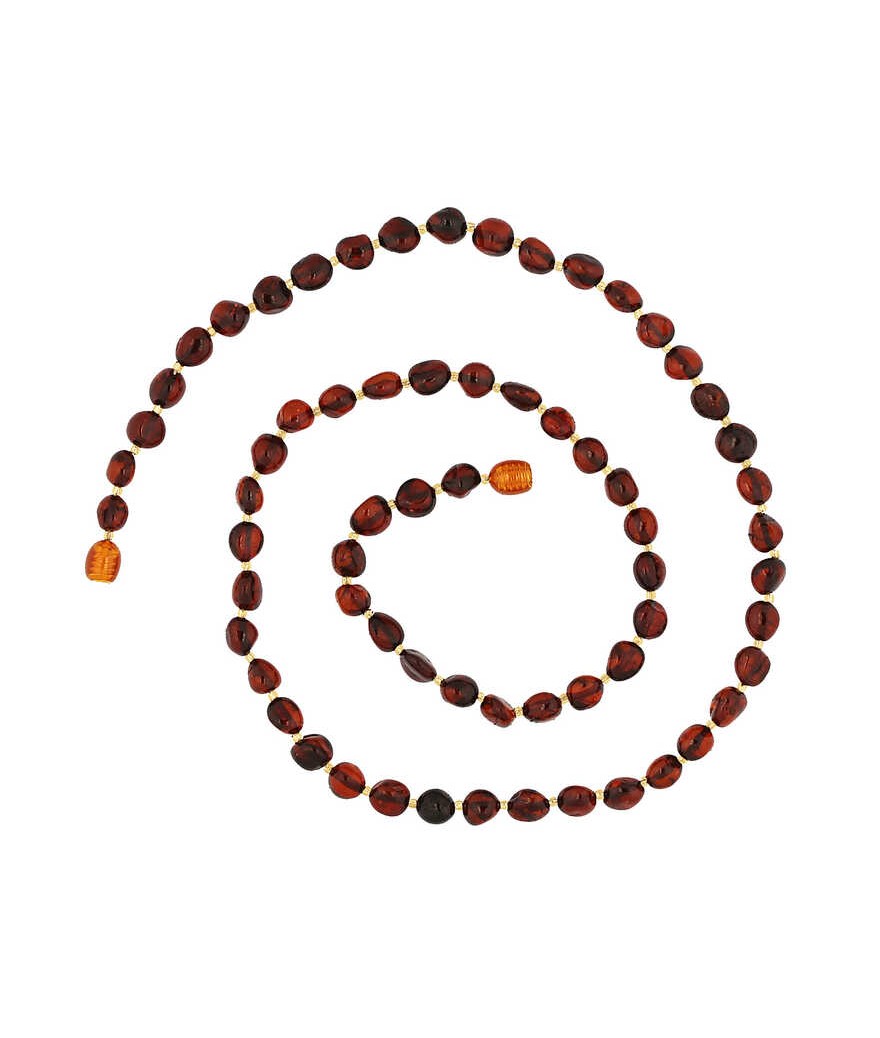 Yetişkin Damla Kehribar Kolye