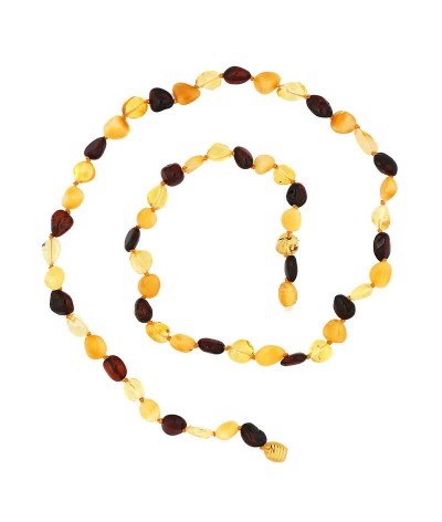 Yetişkin Damla Kehribar Kolye