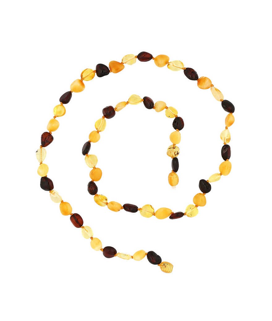 Yetişkin Damla Kehribar Kolye