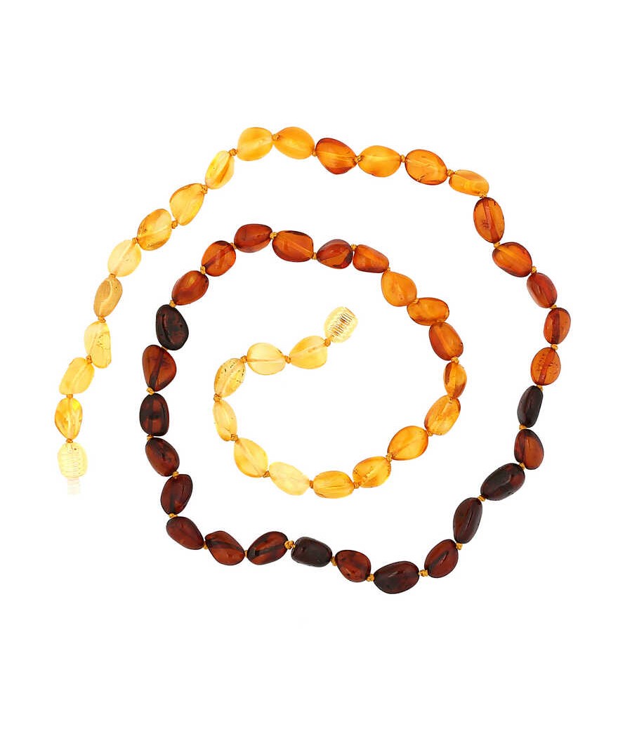 Yetişkin Damla Kehribar Kolye