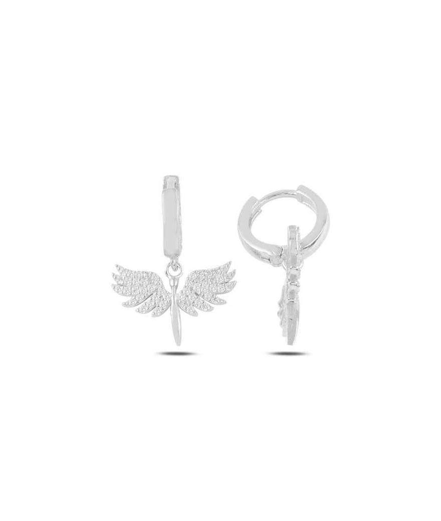 Gümüş Mikail Meleği Bayan Küpe