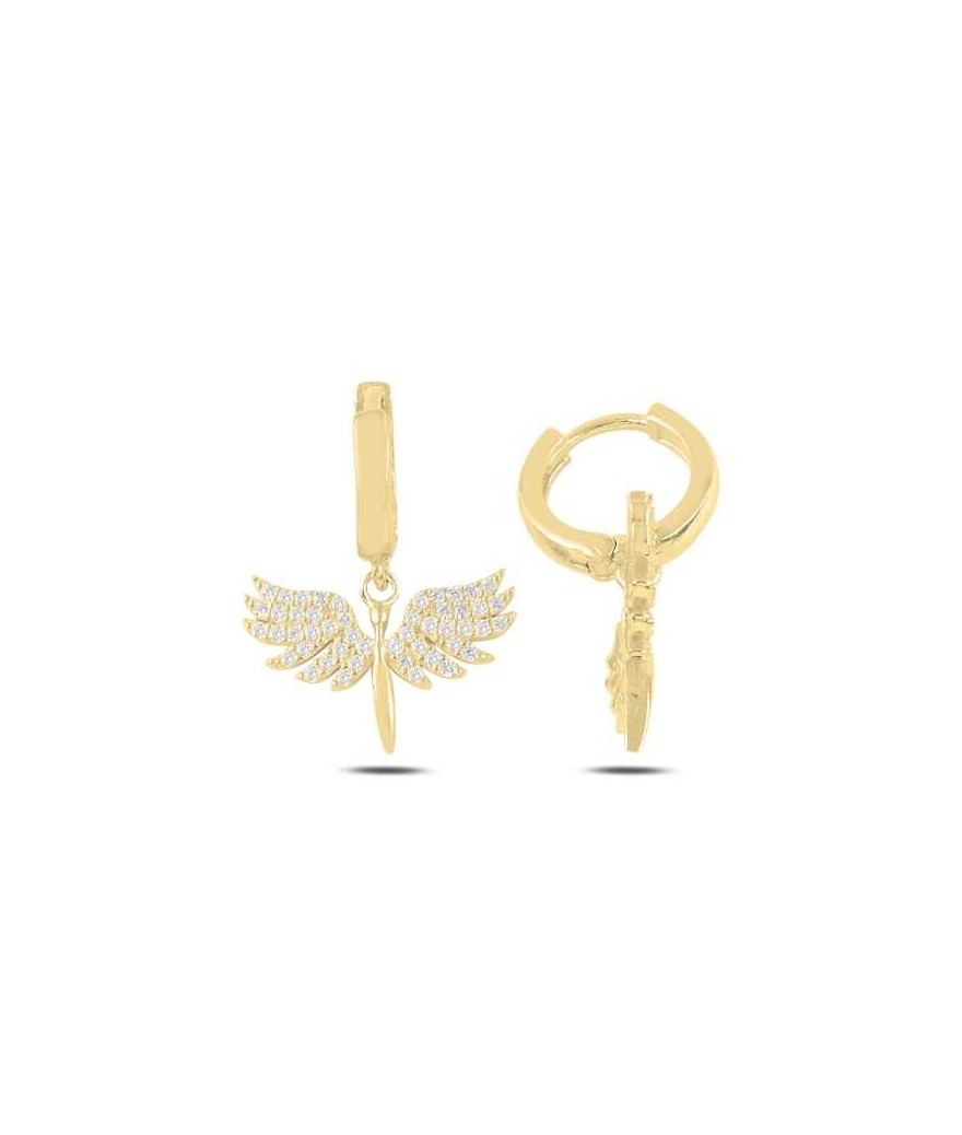 Gümüş Mikail Meleği Bayan Küpe