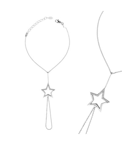 Gümüş Yıldız Şahmeran Bileklik