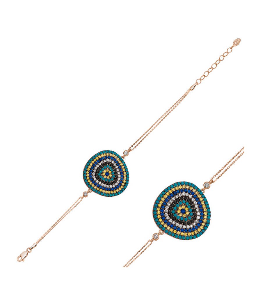 Gümüş Damla Nazar Bayan Bileklik