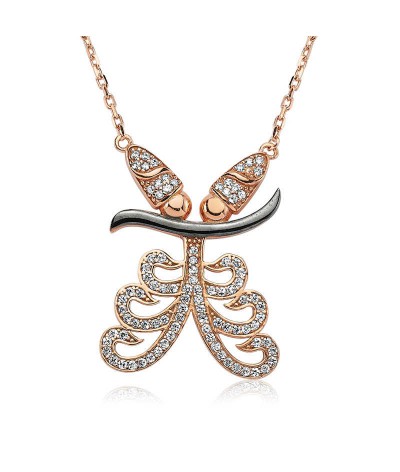 Gümüş Semazen Bayan Kolye