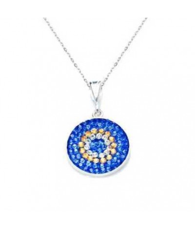 Gümüş Nazar Bayan Kolye