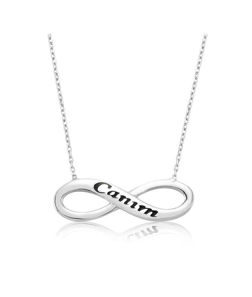 Gümüş Canım Sonsuzluk Bayan Kolye