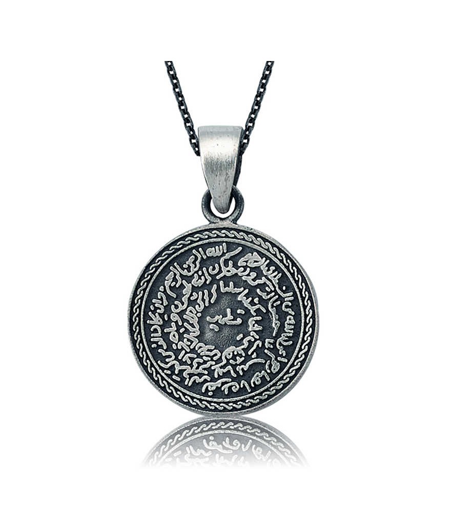 Gümüş Kıtmir ve Mühr-ü Şerif Bayan Kolye