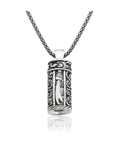 Gümüş Zülfikar Kılıcı Cevşen Kolye