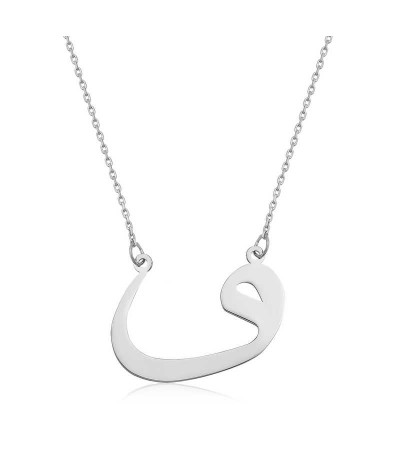 Gümüş Vav Bayan Kolye