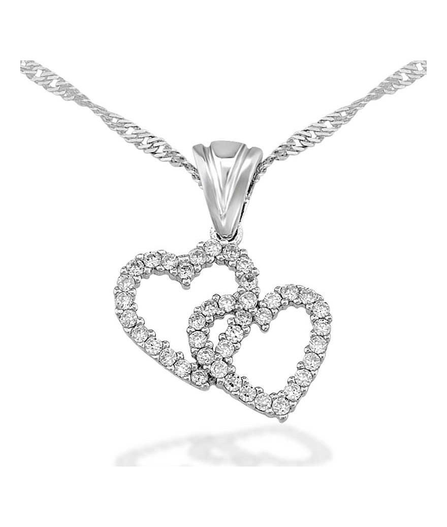 Gümüş Kalpli Aşkım Bayan Kolye