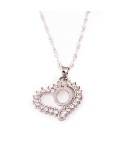 Gümüş Ö Harfi Bayan Kolye