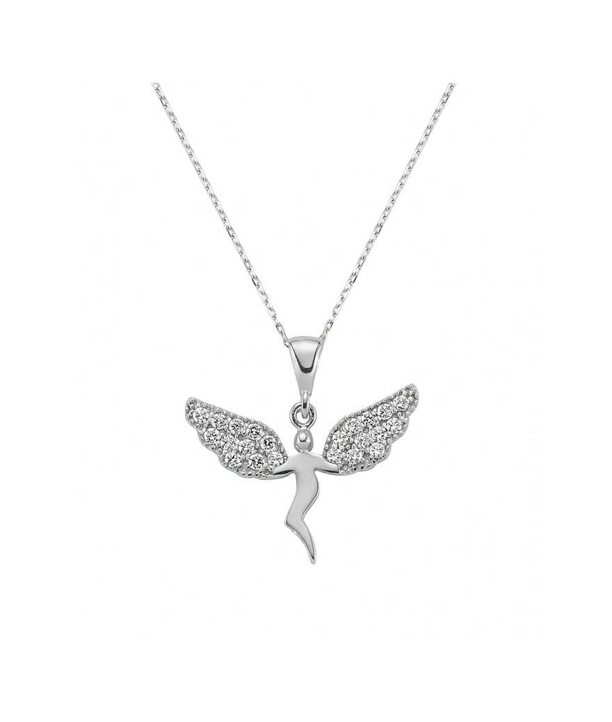 Gümüş Meleğim Bayan Kolye
