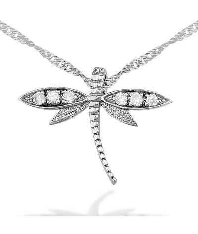 Gümüş Yusufçuk Bayan Kolye