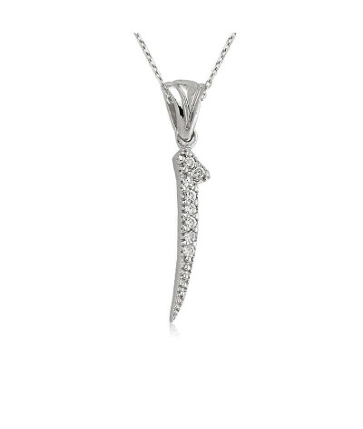 Gümüş Elif Bayan Kolye