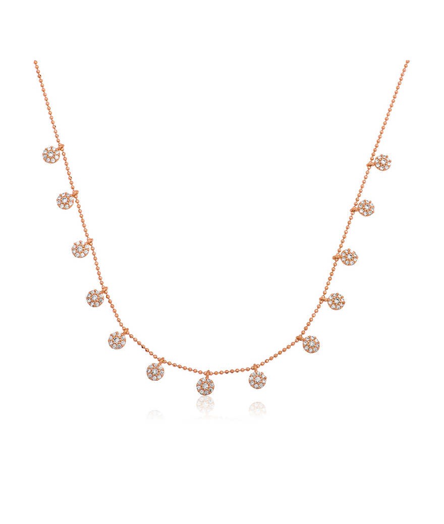 Gümüş Şans Taneleri Bayan Kolye