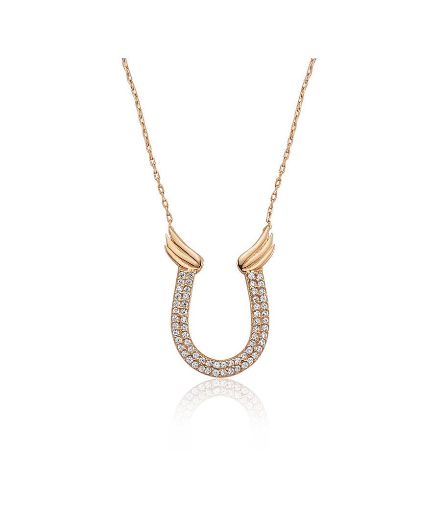 Gümüş Nal Bayan Kolye