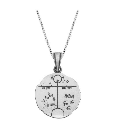 Gümüş Gök Tengri Kolye