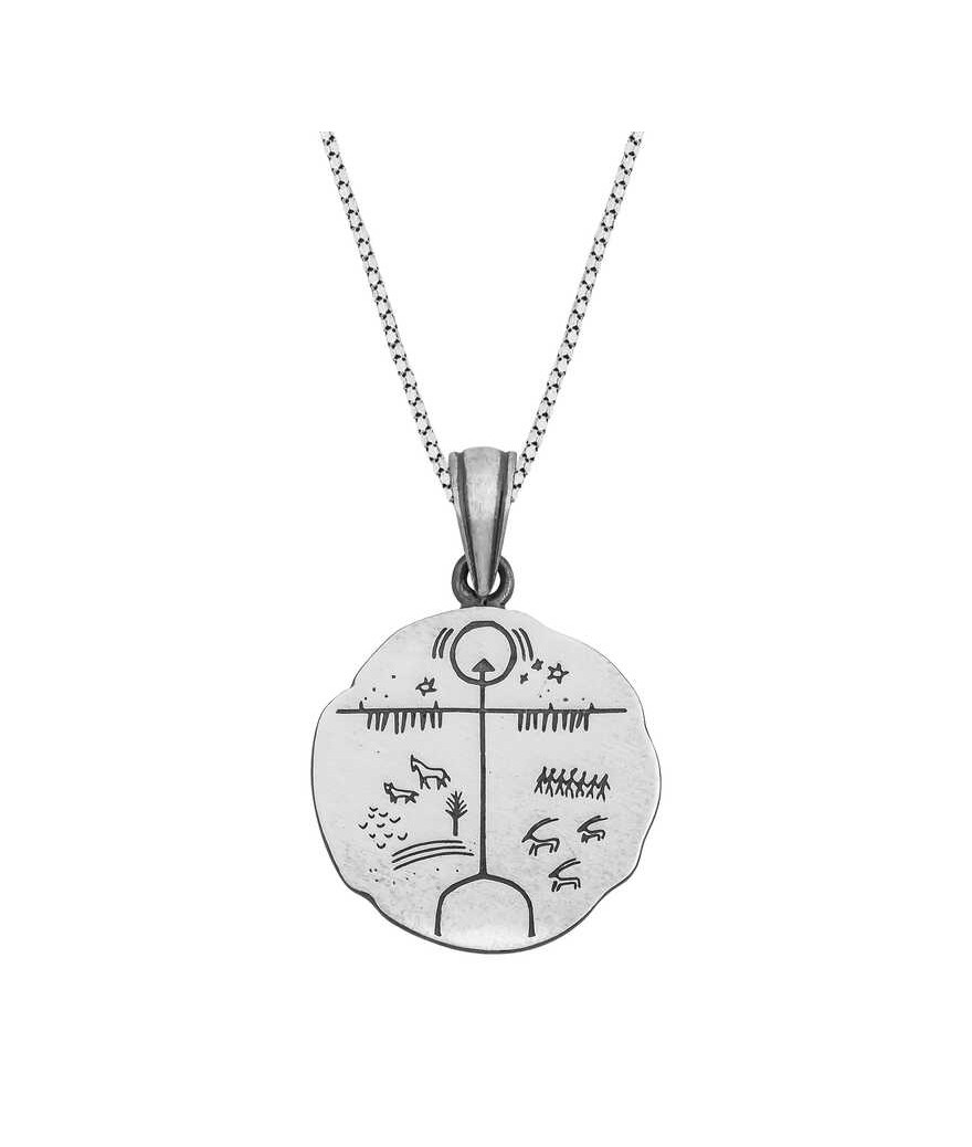 Gümüş Gök Tengri Kolye