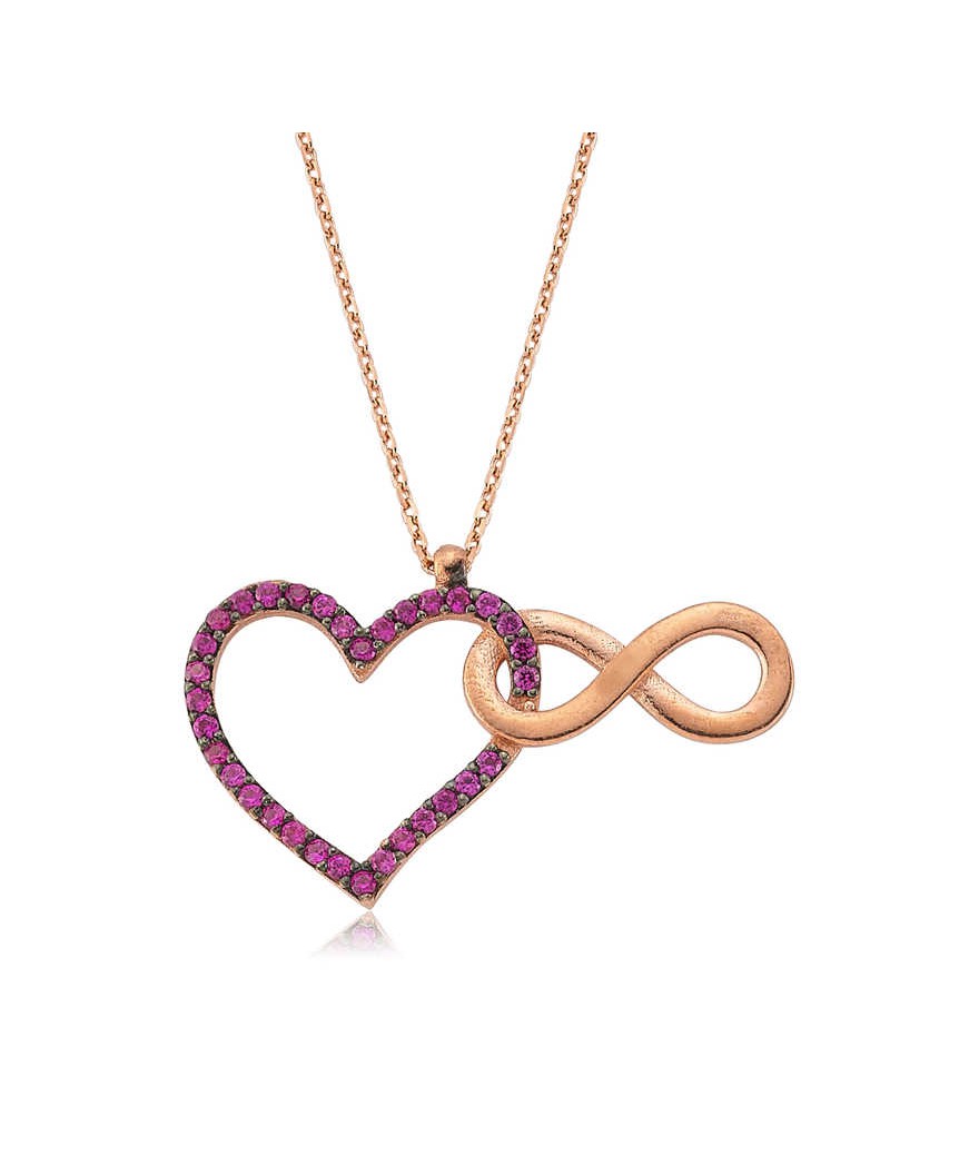 Gümüş Kalbim Sonsuza Kadar Seninle Kolye