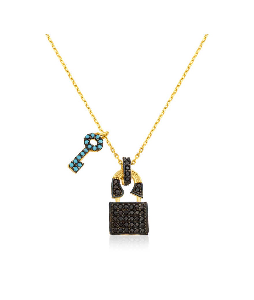 Gümüş Kalbimin Anahtarı Bayan Kolye