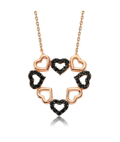 Gümüş Kalpli Aşk Bayan Kolye