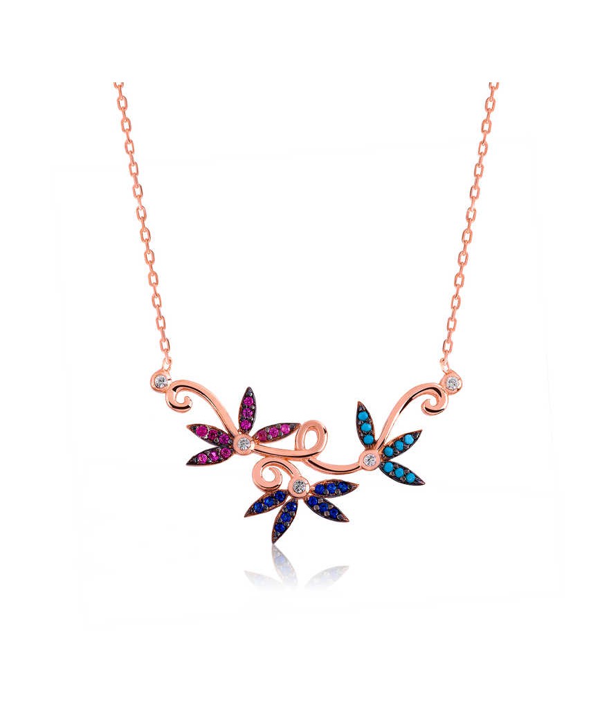 Gümüş Sevgi Dalı Bayan Kolye